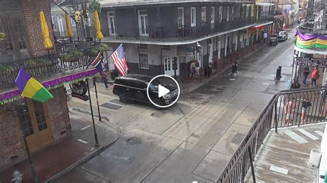 new orleans live webcam bourbon street|EarthCam